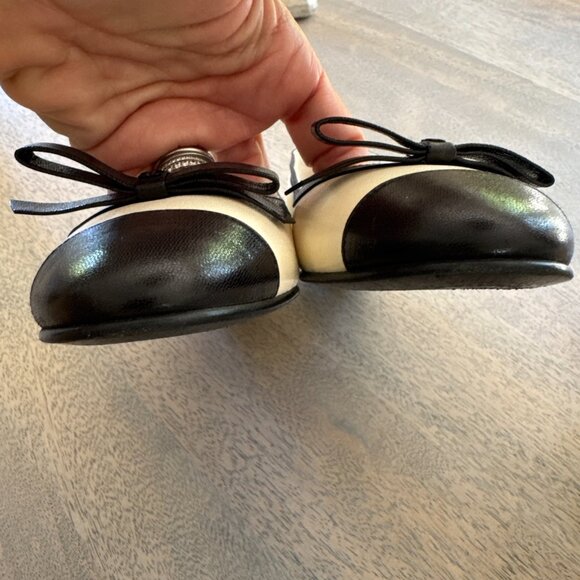 Chanel Lambskin Cap Toe Ballet Flat - Picture 3 of 12